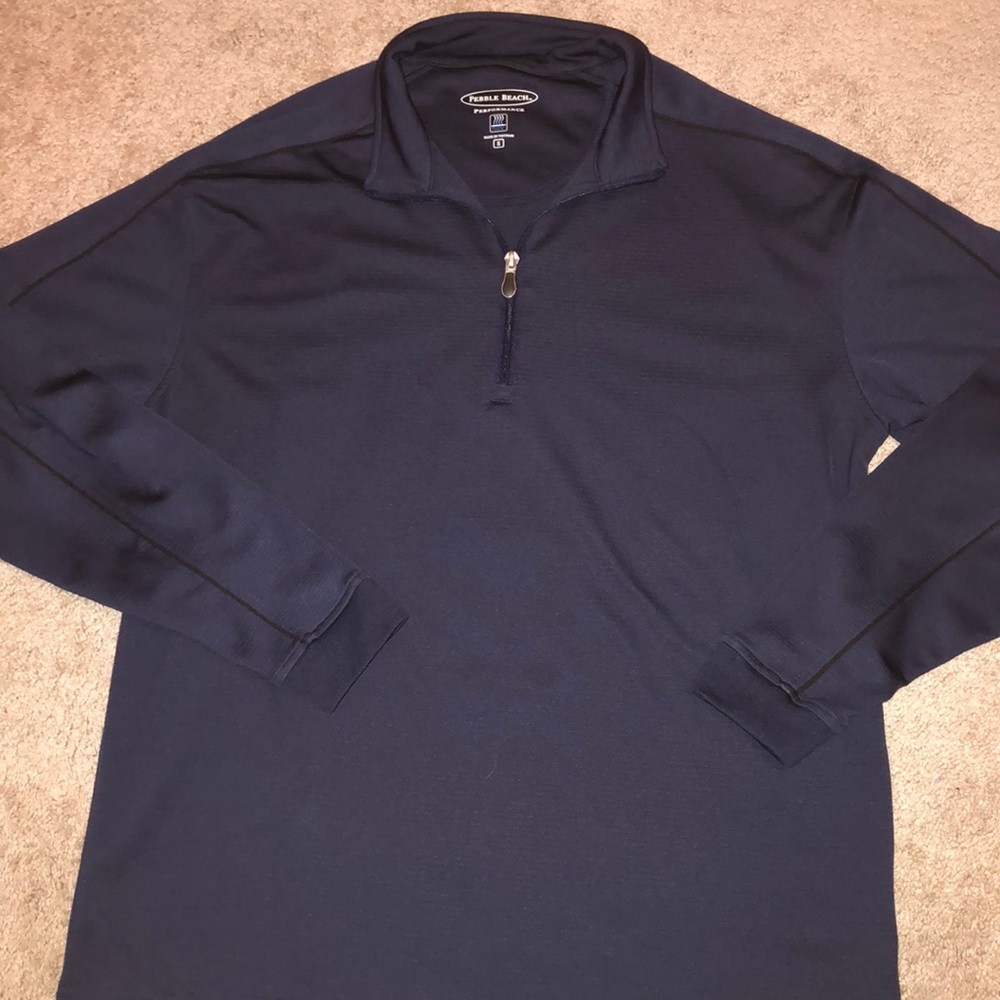 Navy Blue Quarter Zip Size Small
